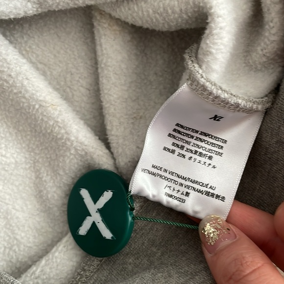 Essentials fear of god Gray men’s Hoodie sweatshirt size extra large XL - Picture 12 of 15